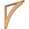 Ekena Millwork Thorton Block Smooth Bracket w/ Offset Brace, Western Red Cedar, 3 1/2"W x 34"D x 34"H BKT0402X34X34THR05SWR - alternate 1